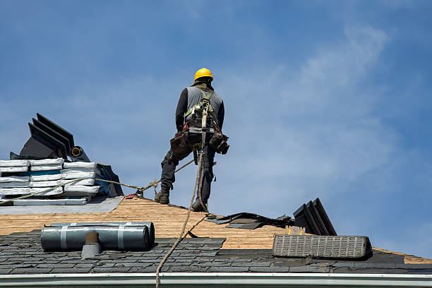Professional Flat Roof Repair technician working in Farrell, PA
